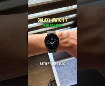 Samsung Galaxy Watch 7 Real-World Battery & Charging Test!