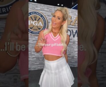 Any takers?? ⛳️😜 #golfbabe #ReadySetLift #PGAShow #golf