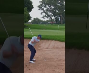 Shaun Norris Greenside Bunker Swing Down the Line 2025 #golfswing #dpworldtour #seannorris