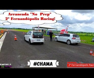 VW Up x VW Golf na Arrancada "NO PREP" no 2° Fernandópolis Racing no Aeroporto em Fernandópolis!