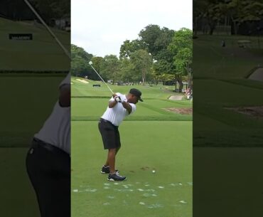 짧고 효율적, 강한 핸드 퍼스트 임팩트와 볼 압축 I Harold Varner III