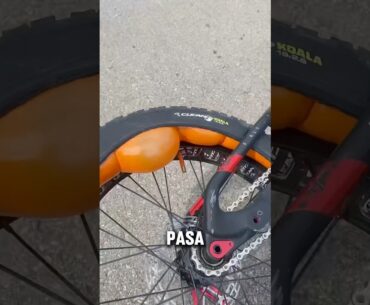 No te vas a creer lo que me paso😱😫 #bike #mtb #bicicleta #bici