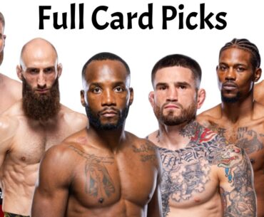 My Full Card Predictions & Breakdown For UFC Fight Night Edwards vs Brady
