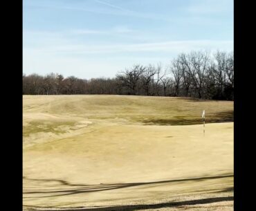 Eagle Springs 1st hole greens complex