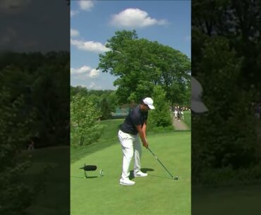 Byeong Hun An Tee Shot Down the Line #byeonghunan #dpworldtour #golfswing #golf