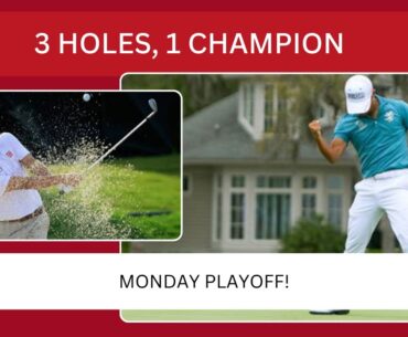 HISTORIC MONDAY PLAYOFF! The Players Championship DECIDED in 3-Hole Sudden Death | Scheffler, Clark,