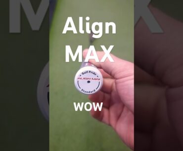 New Golf Pride Align MAX Grips