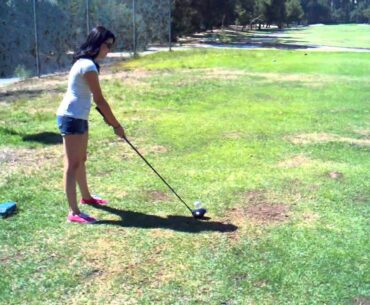 Azusa Greens - Cart Girl Swinging