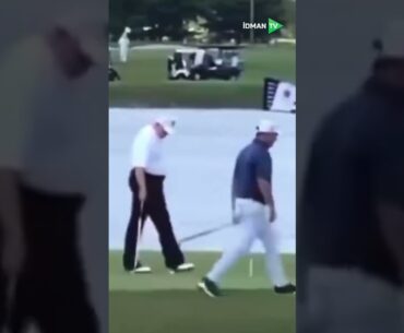 Tramp bu dəfə qolf oynadı #donaldtrump #trump #golf #training #game #shortvideo #shortsvideo #short