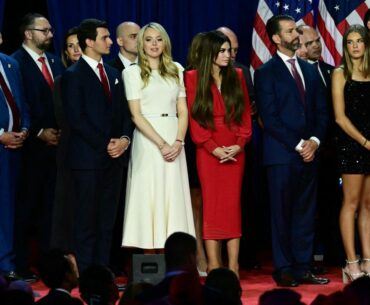Kai Trump, Donald Trump's granddaughter, began Election Day with playoff golf, ended on victory stage