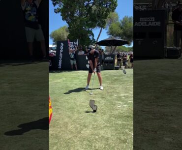 Watch Andy Ogletree's incredibly smooth swing viewed from the front.