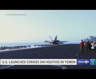 President Trump initiates U.S. military action against Yemen's Houthis