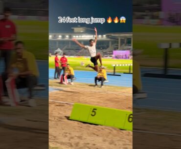 24 feet long jump 🔥😱#longjump #kgfchapter2 #youtubeshorts