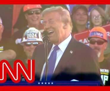 Trump makes graphic reference to golf legend's anatomy during rally
