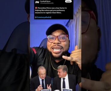 FIORENTINO PEREZ MADE THE CALL FOR DANI OLMO AND PAU VICTOR TO BE REGISTERED #barca #fcb #madrid