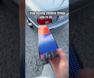 I could NOT resist..🥶 #ledpanel #caraccessories