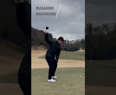 旅人ゴルファー川村昌弘が右手だけでラウンド　リハビリゴルフ
