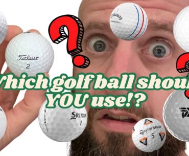 Golf Ball Fitting! Are YOU Playing The WRONG Golf Ball?