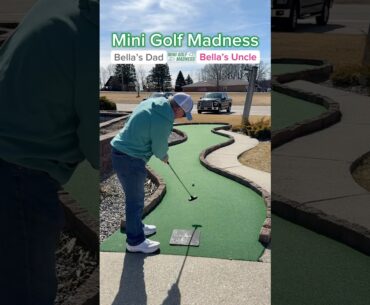 Mini Golf Madness Round 1 | 2. Bella’s Dad vs 7. Bella’s Uncle (Hole 1) #minigolf