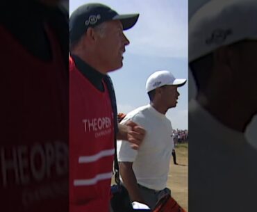 TIGER WOODS DIDN'T KNOW THIS WAS IN!! 😁 #golf