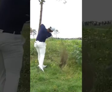Tom Kim Shot from Deep Rough 2024  #tomkim #dpworldtour #golfswing #golf