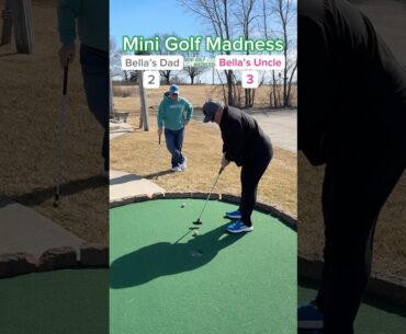 Mini Golf Madness Round 1 | 2. Bella’s Dad vs 7. Bella’s Uncle (Holes 2-3) #minigolf
