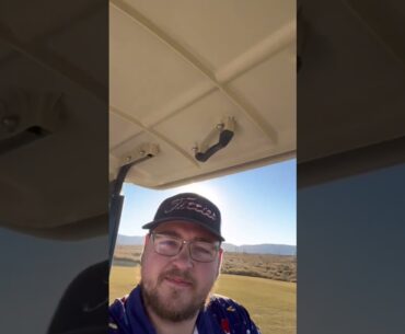 We wrecked golf carts!😬⛳️#funny #shorts #golf