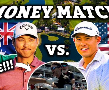 Money match HOLE-IN-ONE: Collin Morikawa and Isaiah Salinda vs. Jason Day and Min Woo Lee