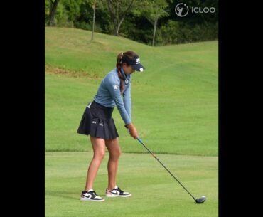 Yaelimi Noh's compact swing hits only the ball.