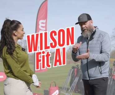 Get fitted for the new 2025 Wilson Dynapwr range with me, using Wilson Fit AI 🏌️‍♀️