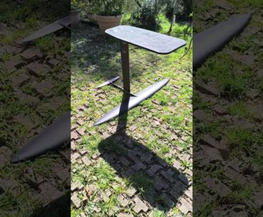 My new foil pumping setup - gong galaxy Trail XXL 145