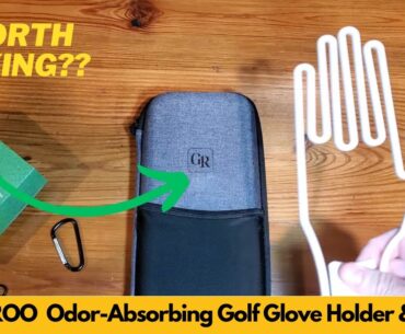 GLORIEROO Active Carbon Fabric Odor   Absorbing Golf Glove Holder Case with Glove Shaper - Worth It?
