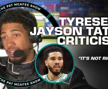 Tyrese Haliburton says Jayson Tatum hate is 'unwarranted' 🗣️ 'It's not right' | The Pat McAfee Show