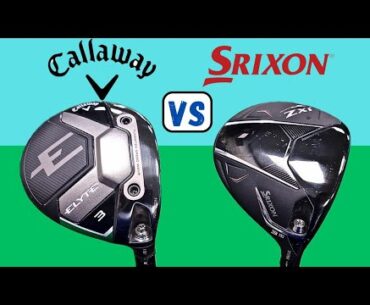 HEAD TO HEAD: Callaway ELYTE 3 Wood vs Srixon ZXi 3 Wood