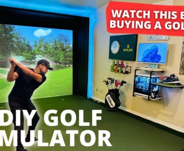 How To Build Your Dream Golf Simulator To Fit Your Space & Budget | Don't Overspend | Easy DIY Guide