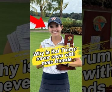 No wonder Kai Trump is rarely seen with male friends—Donald Trump Jr. has reminded her that she has