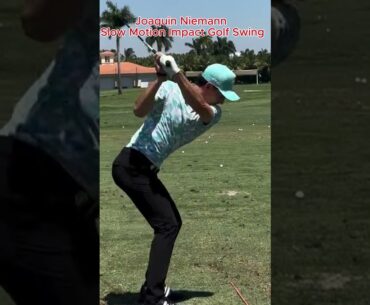joaquin niemann golf swing slow motion
