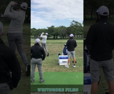 Sam Burns golf swing on the driving range Valspar Championship 2023 #shorts #golfcourse #pga