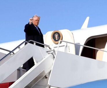 President Donald Trump departs DC for Bedminster weekend trip in New Jersey with Tesla CEO Elon Musk