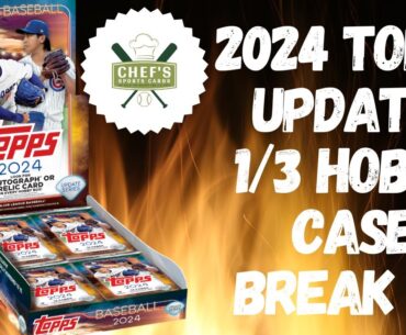 2024 TOPPS UPDATE BASEBALL 1/3 HOBBY CASE BREAK #7 - LIVE 10/26/2024