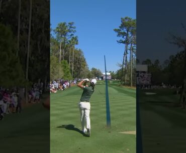 Min Woo Lee Iron Swing Tee Shot Down the Line The Players 2025 #pgatour #theolayers