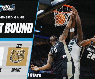 Michigan State vs. Bryant - First round NCAA tournament extended highlights