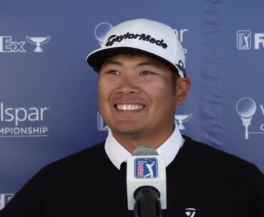 Ryo Hisatsune Reacts After Round 2 | 2025 Valspar Championship Flash Interview