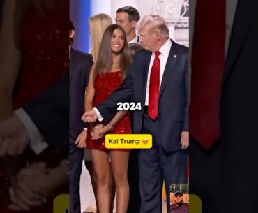 Donald Trump Vs Kai Trump 2016 -2025 🙈😍 #donaldtrump #kaitrump #trump #trumpnews #trumpfamily #usa