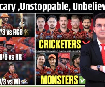 SRH vs RR : Hyderabad unleash absolute batting carnage to post a record-breaking total !