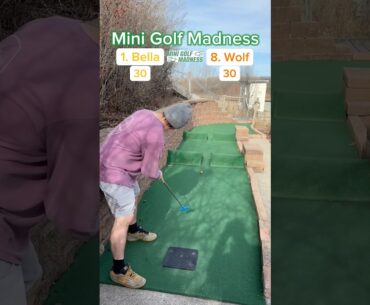 Mini Golf Madness Round 1 | 1. Bella vs 8. Wolf (Holes 13-14) #minigolf