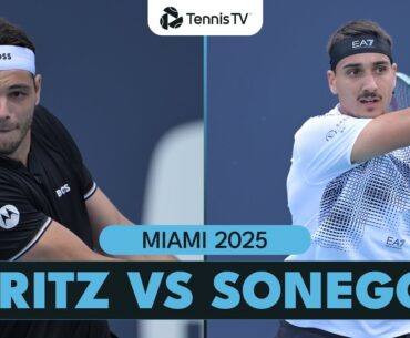 Taylor Fritz vs Lorenzo Sonego Highlights | Miami 2025