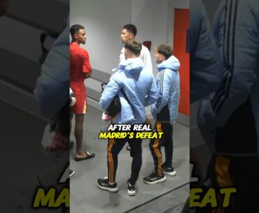 Jude Bellingham was passed Trent Alexander-Arnold's shirt by Ryan Gravenberch!