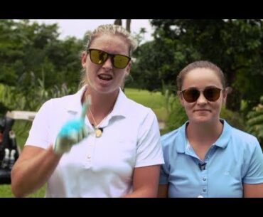 Ashleigh Barty and CoCo Vandeweghe hit the golf course!