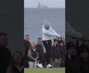 Silky smooth slow mo of Matt Fitzpatrick’s swing at the 2023 #dunhilllinks